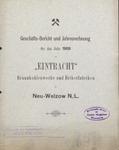 Vorschaubild von Geschäftsbericht und Jahresrechnung für das Jahr ... der "Eintracht" Braunkohlenwerke und Briketfabriken in Welzow N.-L