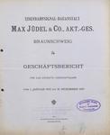 Vorschaubild von Geschäftsbericht der Eisenbahnsignal-Bauanstalt Max Jüdel & Co.