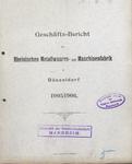 Vorschaubild von Geschäftsbericht der Rheinischen Metallwaren- und Maschinenfabrik in Düsseldorf
