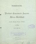 Vorschaubild von Geschäftsbericht der Portland-Cementwerk Saxonia Aktien-Gesellschaft, vorm. Heinr. Laas Söhne in Glöthe