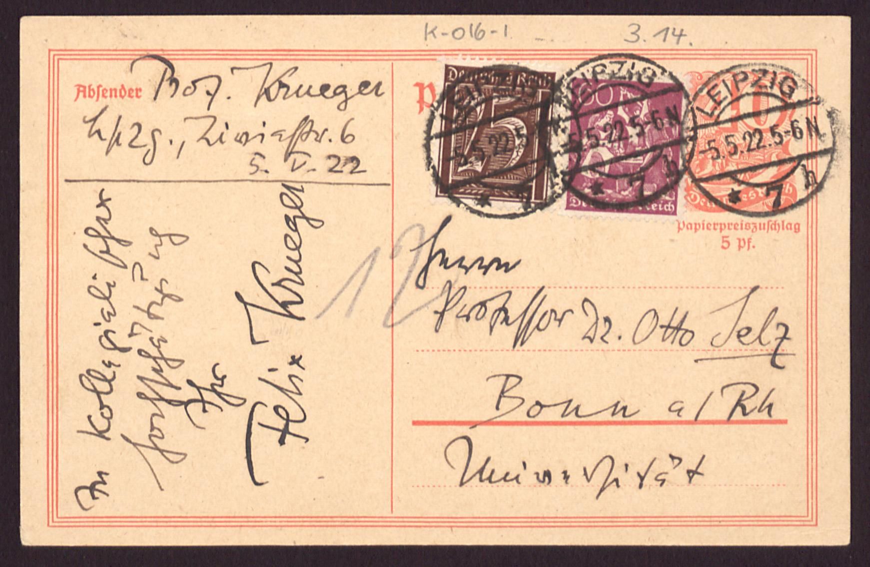 Vorschaubild Nachlass Otto Selz