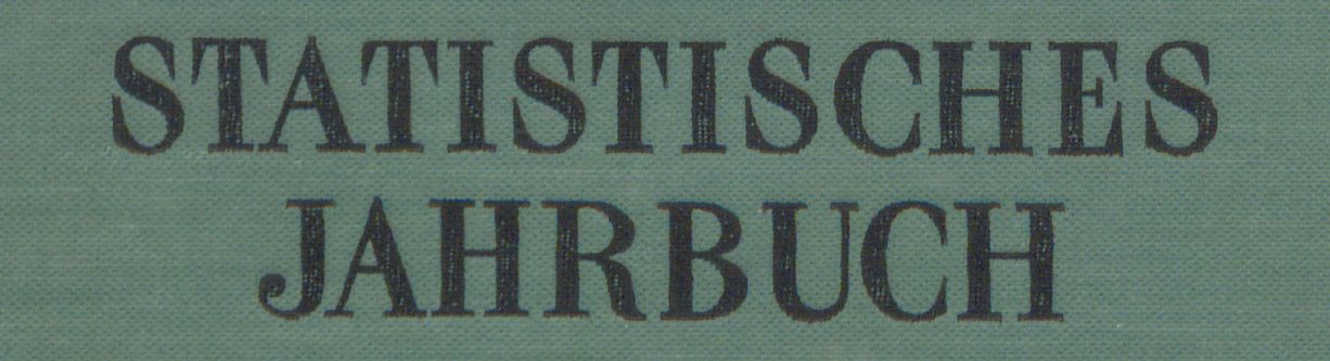Vorschaubild Deutsche Statistische Jahrbücher