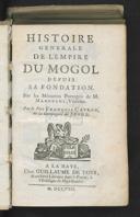 Histoire générale de l'empire du Mogol depuis sa fondation