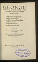 Vorschaubild von Georgii Fabrici Chemnicensis Roma