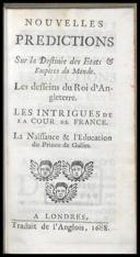 Nouvelles Predictions Sur la Destinée des Etats & Empires du Monde