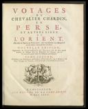 Contenant une description particulière d'Ispahan & la relation des deux voyages de l'auteur, d'Ispahan à Bander-Abassi
