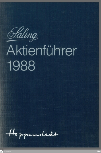 Vorschaubild Aktienführer & Saling's Börsenpapiere